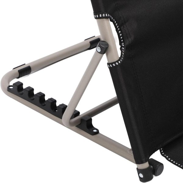 FocusOutdoor® Adjustable Foldable Beach Chair with Backrest - Image 9