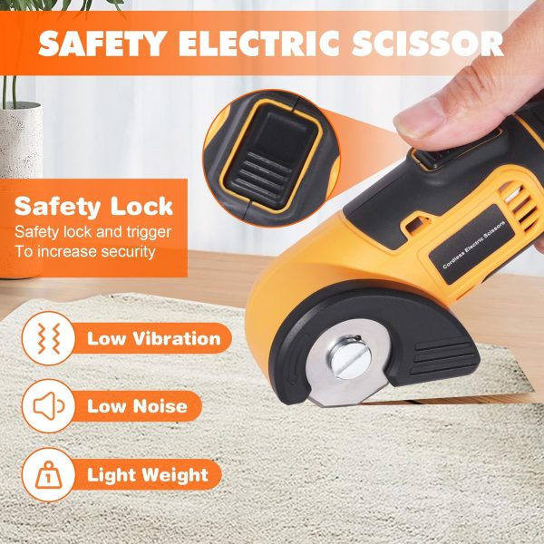 FocusOutdoor® Cordless Electric Rotary Blade Craft Cutter - Image 9