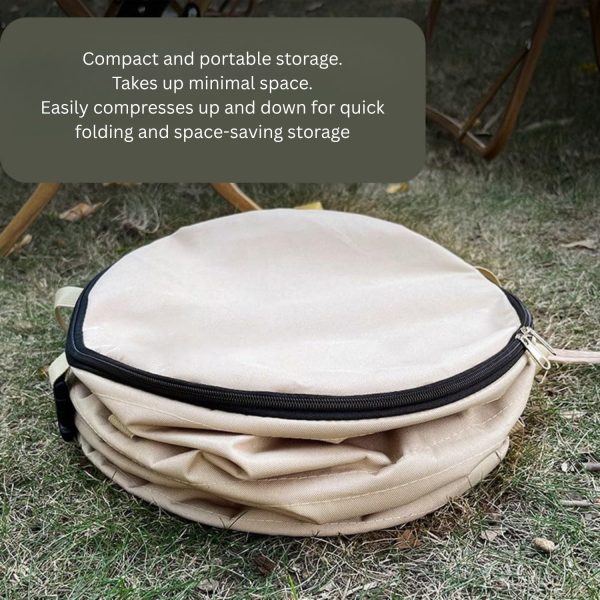 FocusOutdoor® Pop-Up Folding Garbage Bin with Lid - Image 8