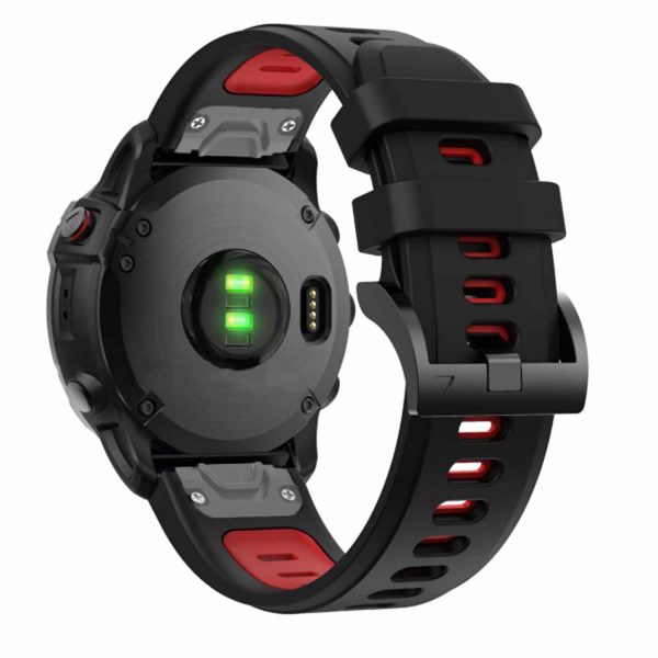 FocusFit® QuickFit 22mm Silicone Strap for Garmin® Fenix 7/6 - Image 8