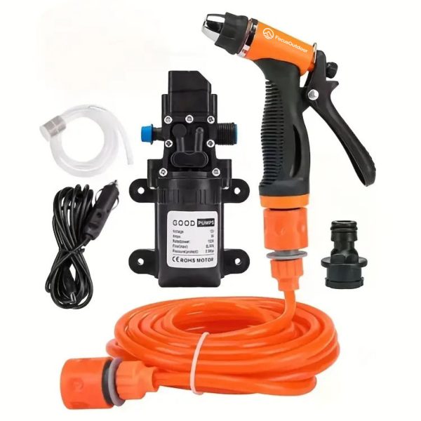 FocusOutdoor® 12V Electric High Pressure Portable Jet Washer