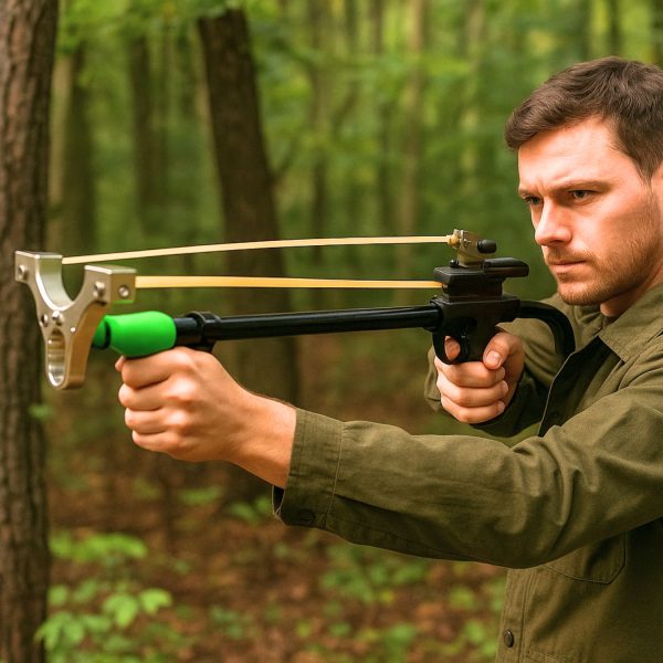 FocusOutdoor® Adjustable Precision Hunting Slingshot with Scope - Image 4