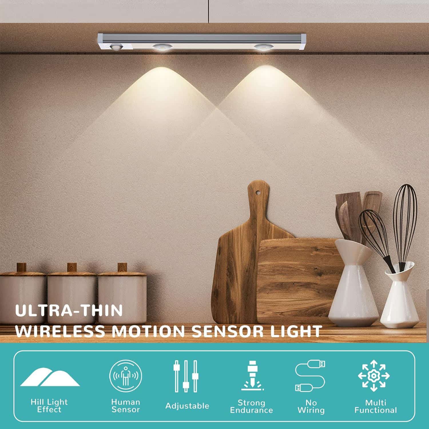 FocusLights®Smart LED Motion Sensor Under Counter Light 30cm - Image 8