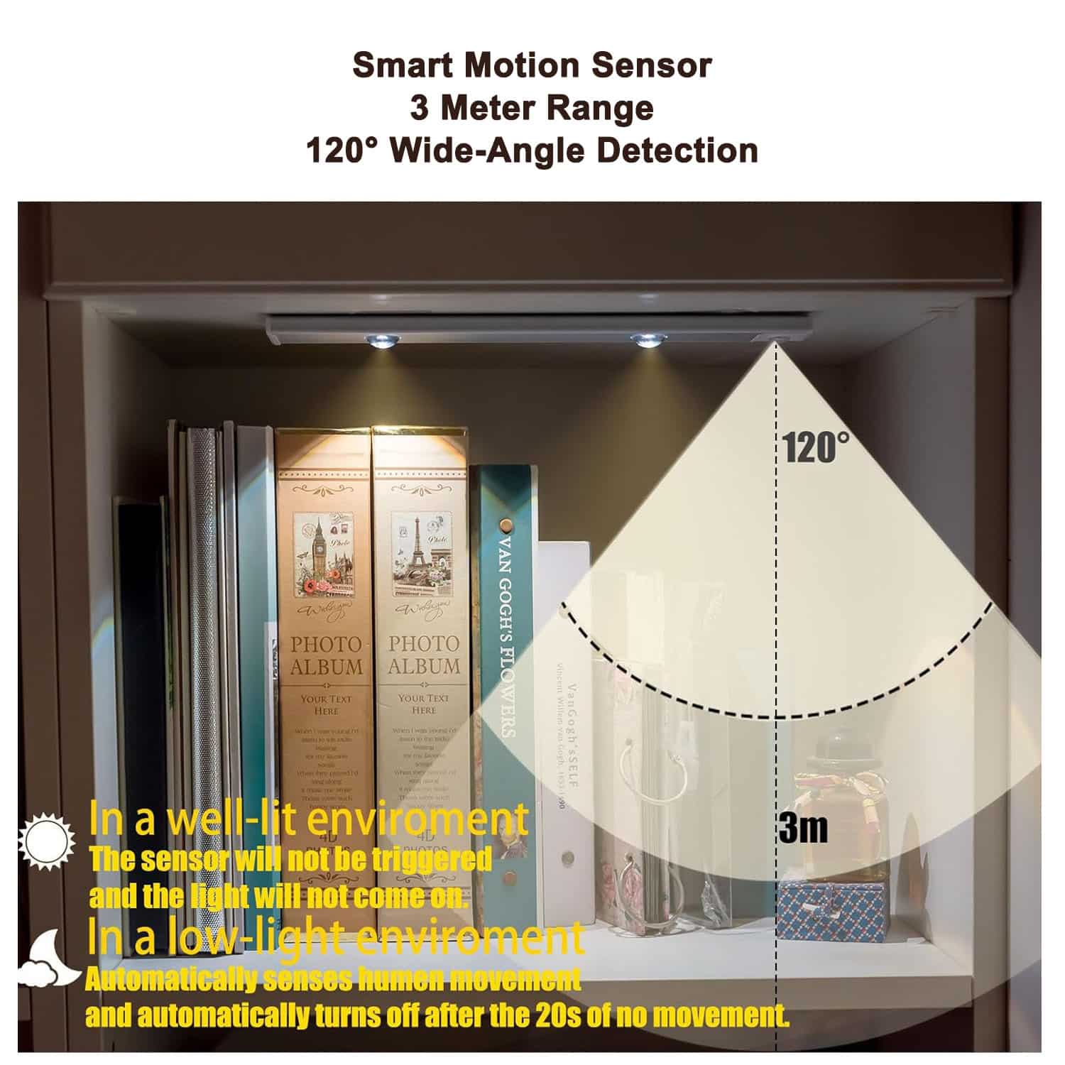 FocusLights®Smart LED Motion Sensor Under Counter Light 30cm - Image 5