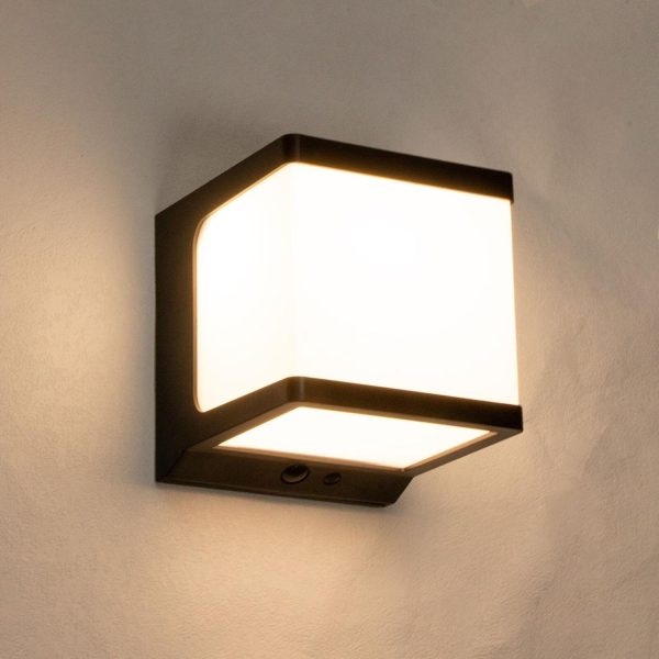 FocusLights® Mini Outdoor Solar LED Wall Light with Sensor - Image 6