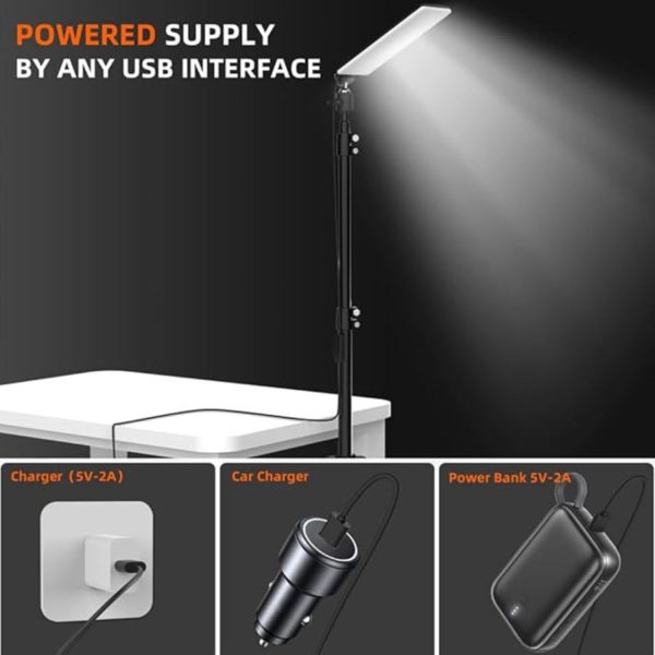 FocusOutdoor® Portable 1.8m Telescopic Tripod Light for Camping - Image 12