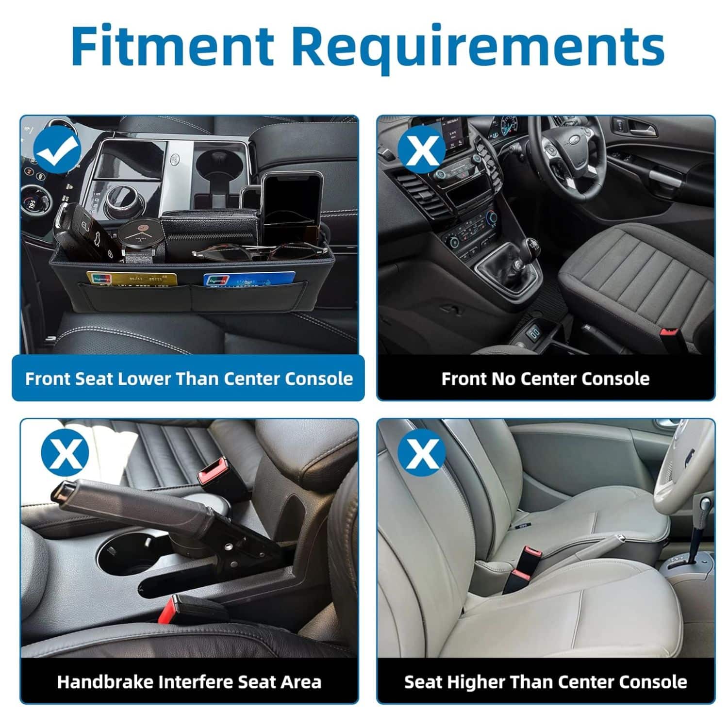 FocusOutdoor® Car Seat Side Organiser for Essentials Storage - Image 2