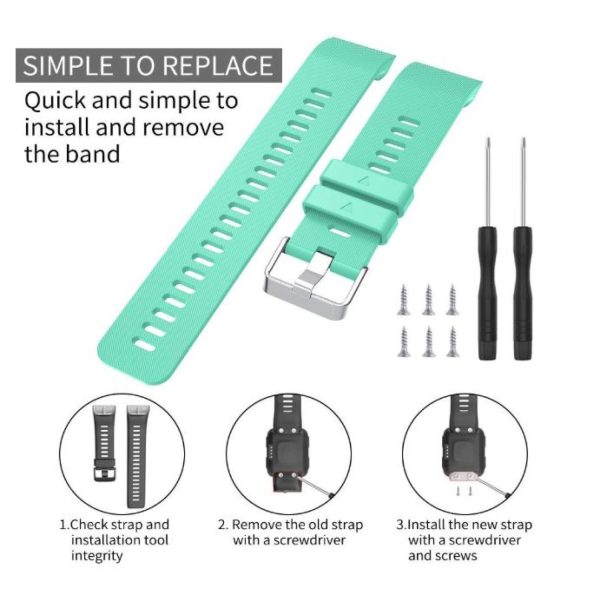 FocusFit® Silicone Strap for Garmin Forerunner 35 - Durable & Comfortable Replacement Band - Image 12