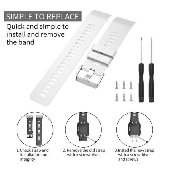 FocusFit® Silicone Strap for Garmin Forerunner 35 - Durable & Comfortable Replacement Band - Image 20