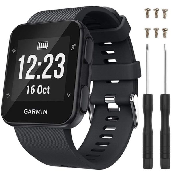 FocusFit® Silicone Strap for Garmin Forerunner 35 - Durable & Comfortable Replacement Band - Image 2