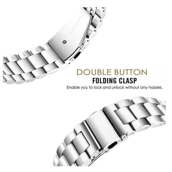 FocusFit® Stainless Steel Strap for Garmin Fenix 5X/6X/7X 26mm - Image 5