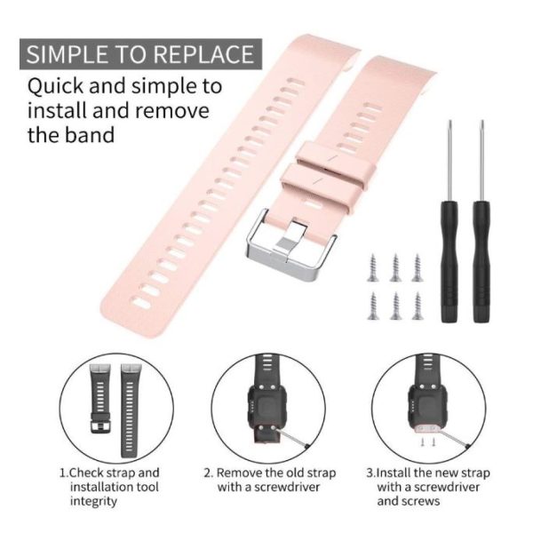FocusFit® Silicone Strap for Garmin Forerunner 35 - Durable & Comfortable Replacement Band - Image 15