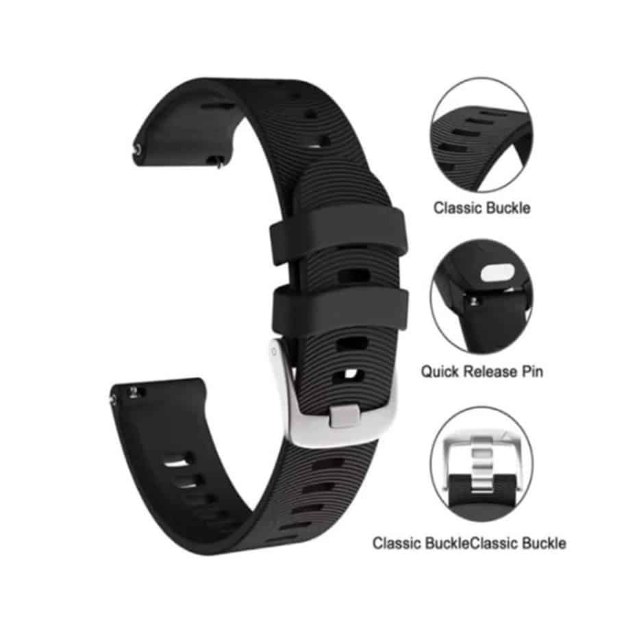 FocusFit® Silicone Strap for Garmin Forerunner 645/245/Vivoactive - Image 6