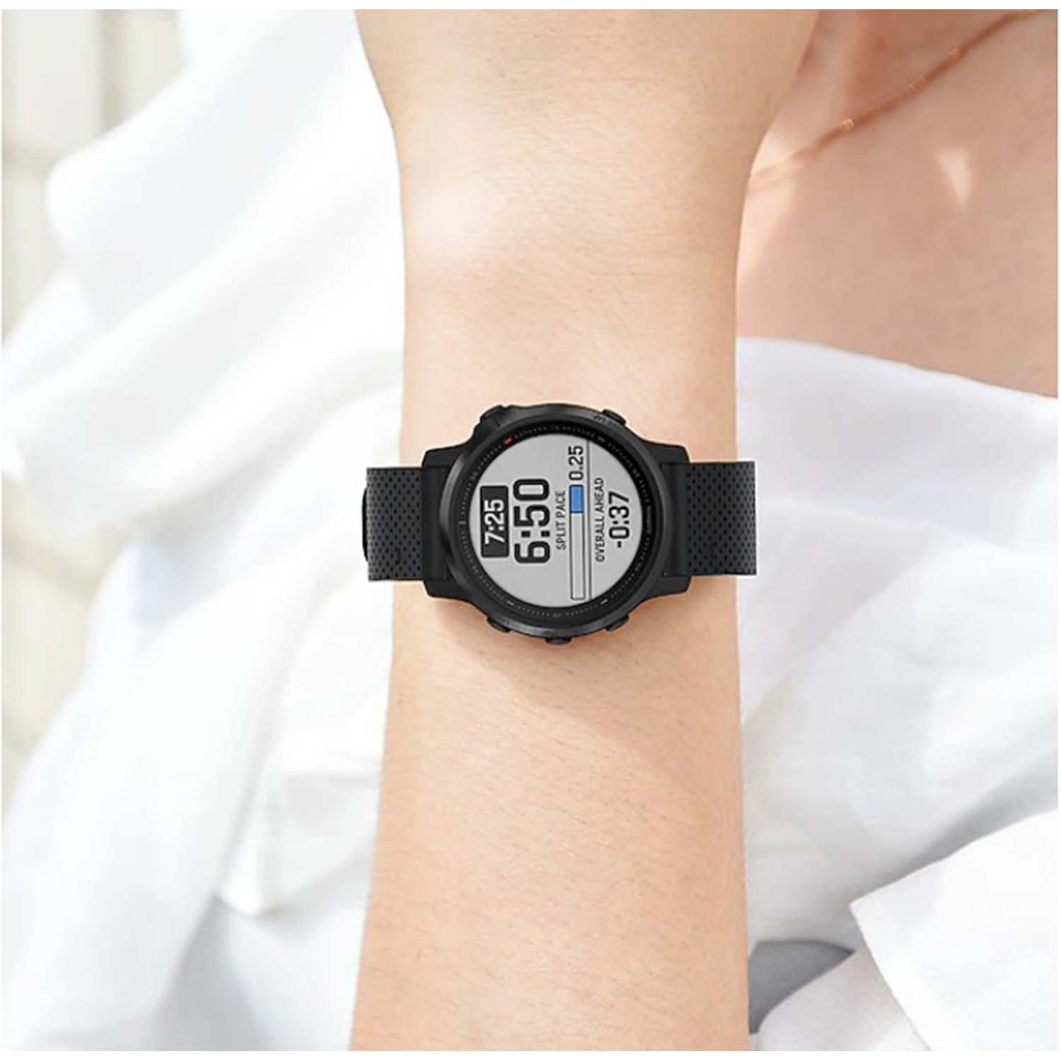 FocusFit® 20mm Silicone Strap for Garmin® Fenix 6S/5S - Image 2