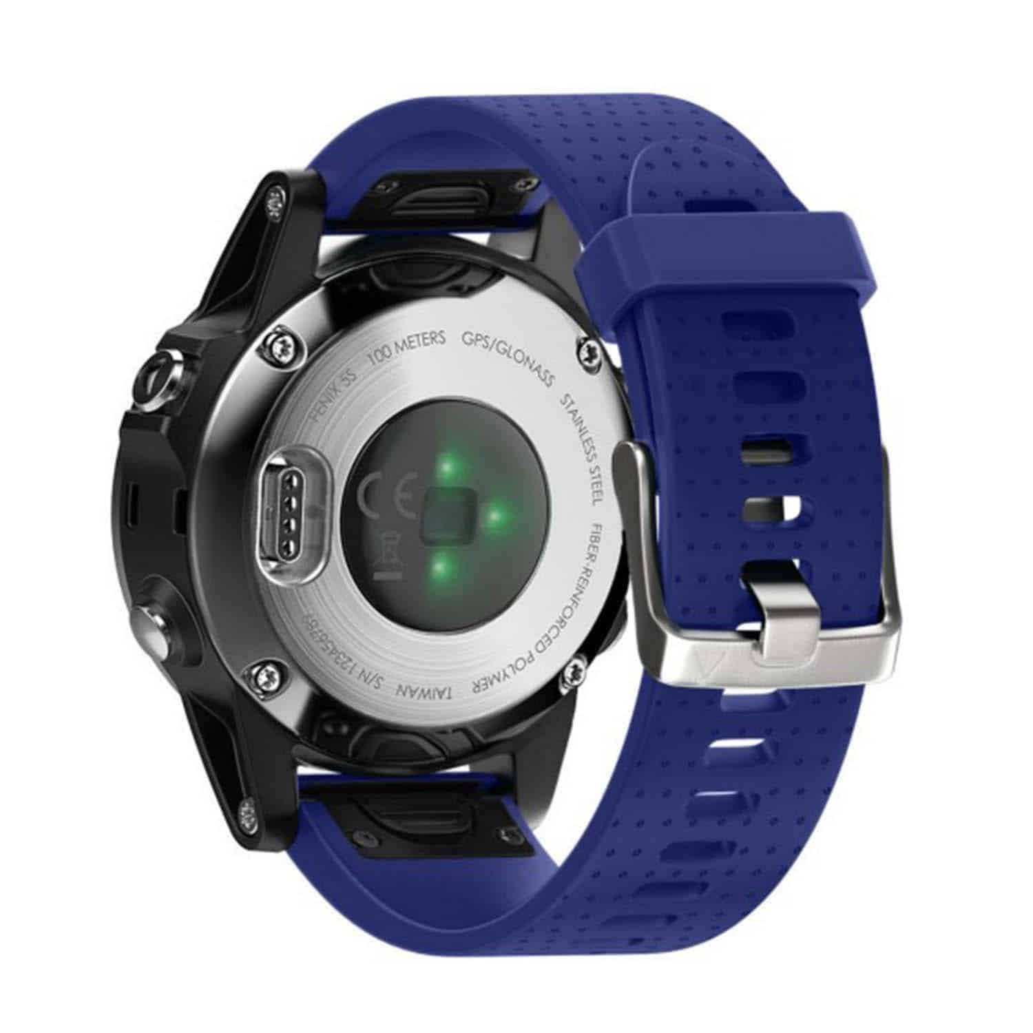 FocusFit® 20mm Silicone Strap for Garmin® Fenix 6S/5S - Image 4