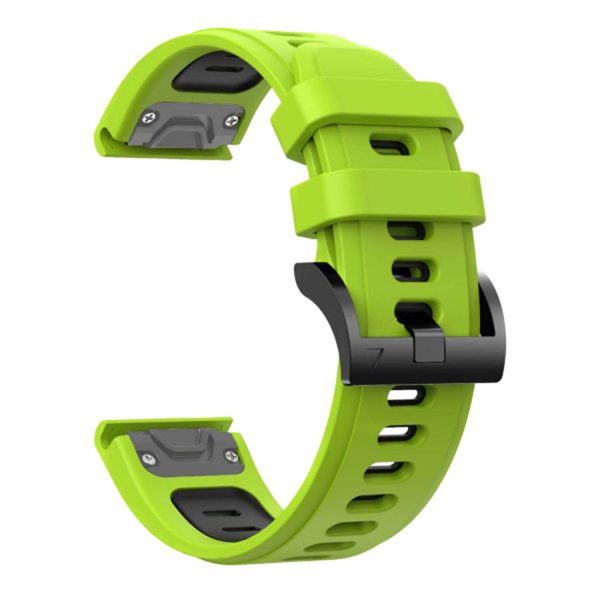 FocusFit® QuickFit 22mm Silicone Strap for Garmin® Fenix 7/6 - Image 6