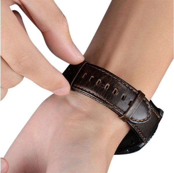 FocusFit® Garmin Venu & Vivoactive 3 20mm QuickRelease Leather Strap - Image 3
