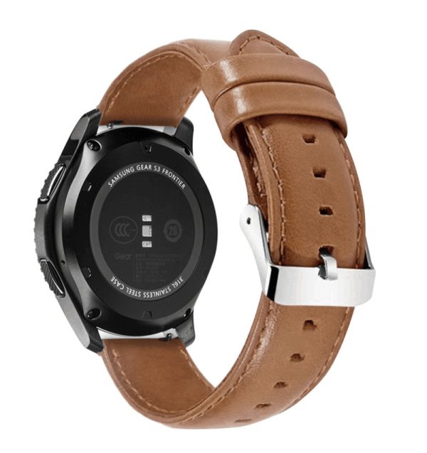 FocusFit® Garmin Venu & Vivoactive 3 20mm QuickRelease Leather Strap - Image 7