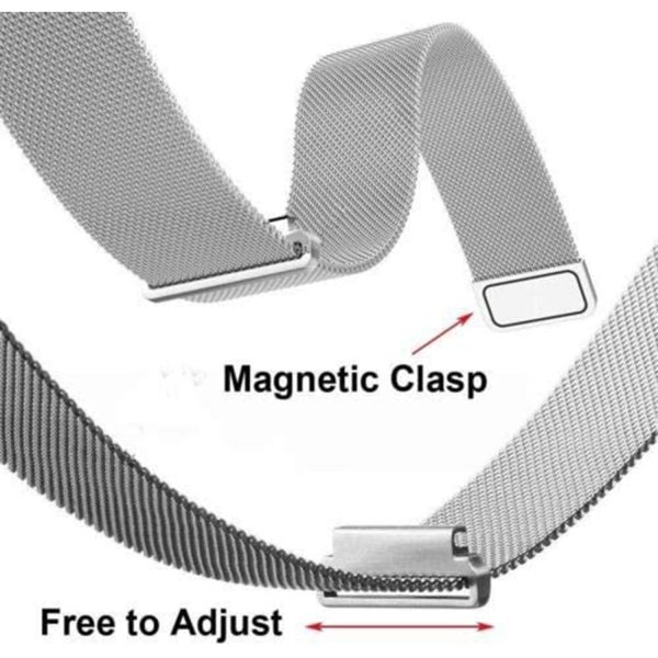 FocusFit® 22mm Mesh Stainless Steel Strap for Samsung Gear S3 - Image 10