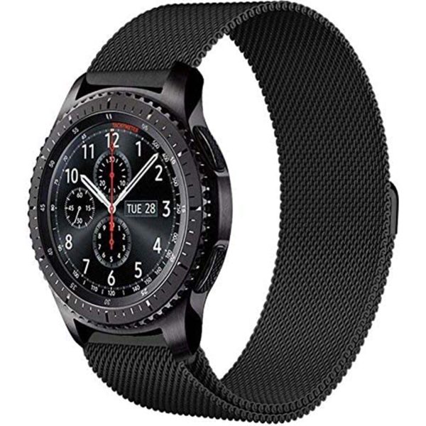 FocusFit® 22mm Mesh Stainless Steel Strap for Samsung Gear S3 - Image 3