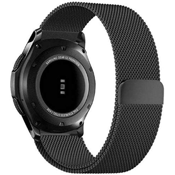 FocusFit® 22mm Mesh Stainless Steel Strap for Samsung Gear S3 - Image 4