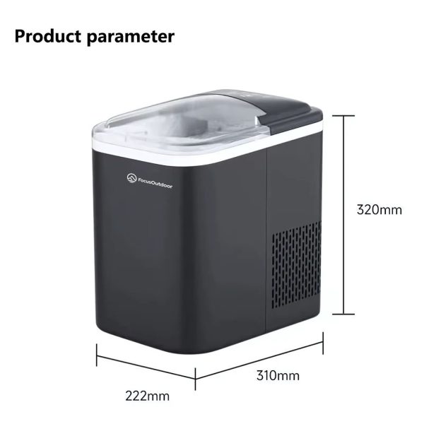 FocusOutdoor® Portable Countertop Ice Maker 1.4L - Image 15