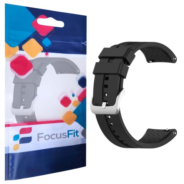 FocusFit® Huawei GT 4 46mm Samsung Gear S3 Universal 22m Silicone Strap - Image 4