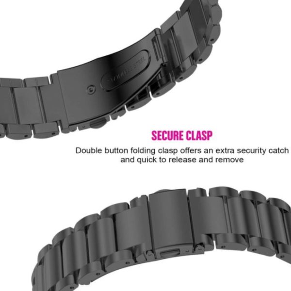FocusFit® Samsung Gear S3 46mm Galaxy Stainless Steel Strap - Image 4