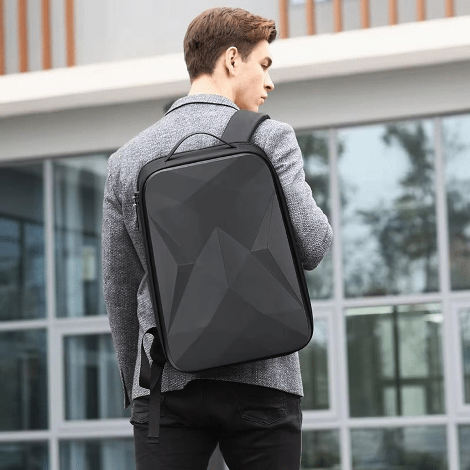 Myso® Hard Shell Multifunctional Anti-Theft Laptop Backpack - Image 4