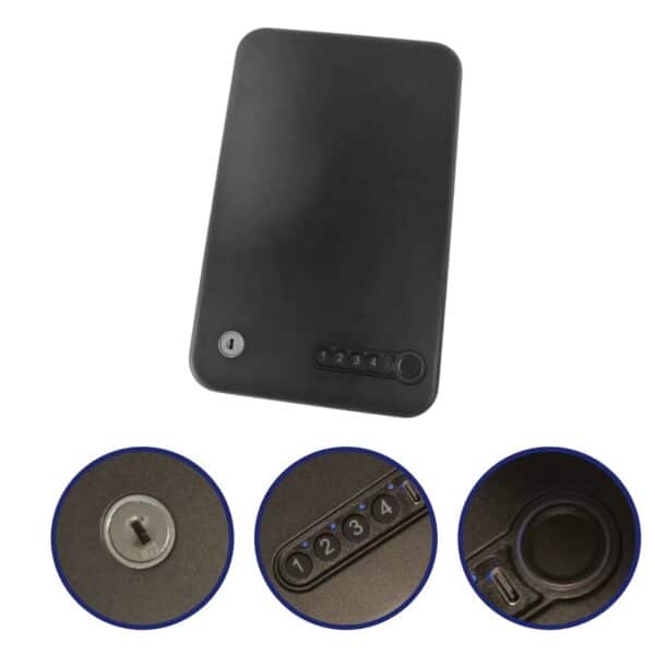 FocusOutdoor® Portable Biometric Steel Car Glove Box Safe – Secure Storage - Image 7