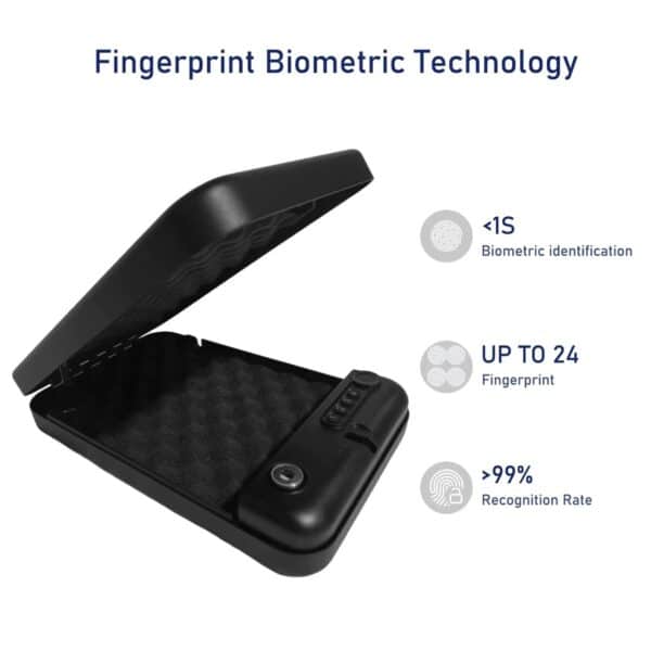FocusOutdoor® Portable Biometric Steel Car Glove Box Safe – Secure Storage - Image 8