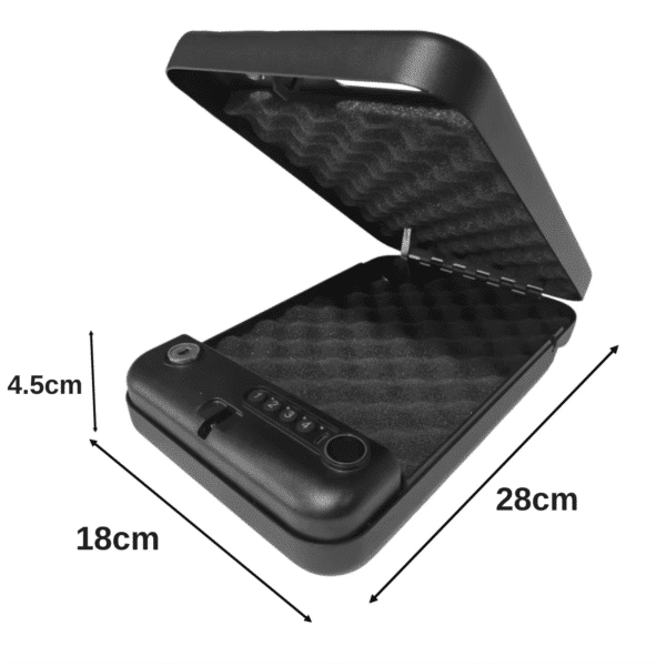 FocusOutdoor® Portable Biometric Steel Car Glove Box Safe – Secure Storage - Image 5