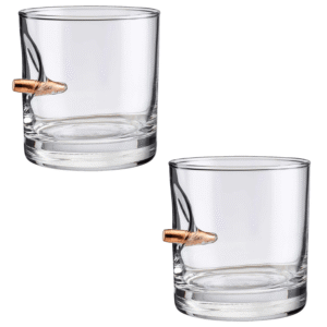 Myso® Handcrafted Glass with Bullet – Set of 2