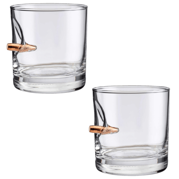 Myso® Handcrafted Glass with Bullet – Set of 2