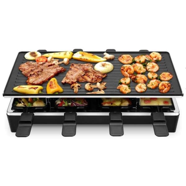 FocusOutdoor® Raclette Electric Table Grill with 8 Non-Stick Pans - Image 12
