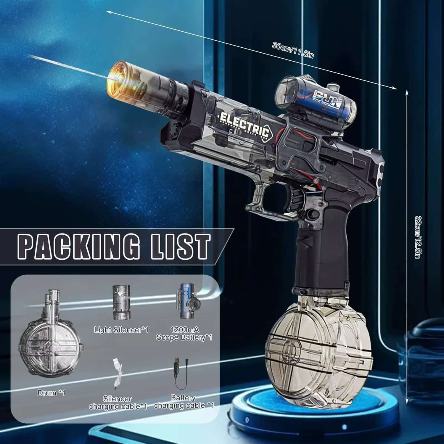 FocusOutdoor® Long-Range Leakproof Electric Water Gun - Image 9
