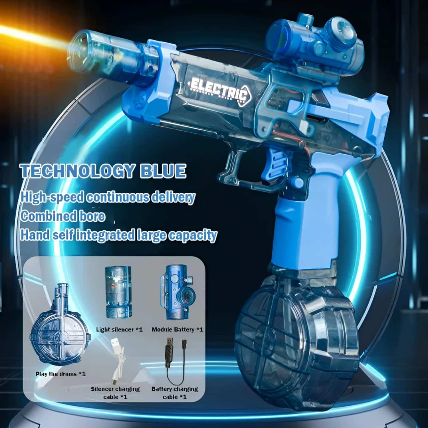 FocusOutdoor® Long-Range Leakproof Electric Water Gun - Image 5