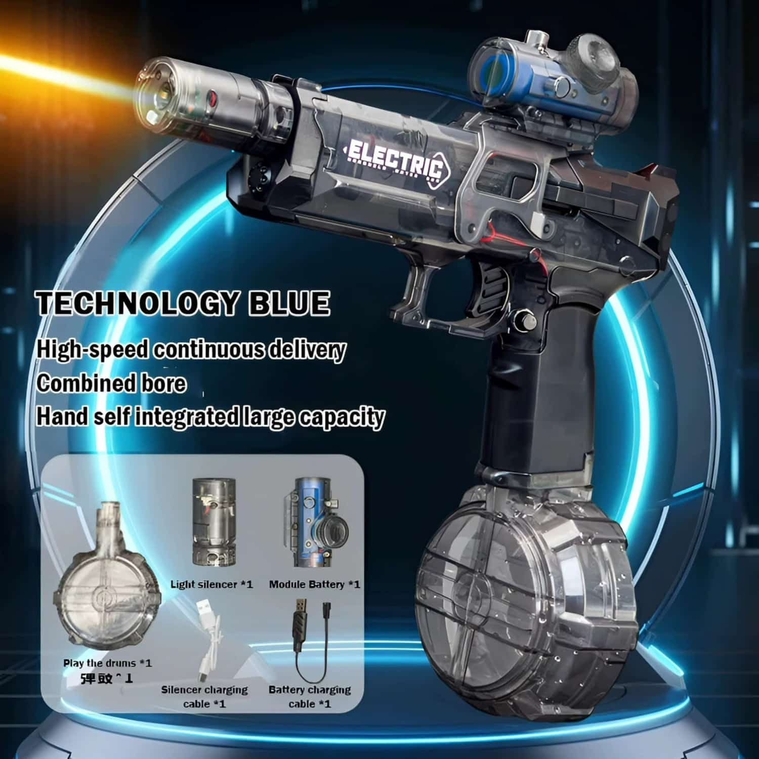 FocusOutdoor® Long-Range Leakproof Electric Water Gun - Image 3