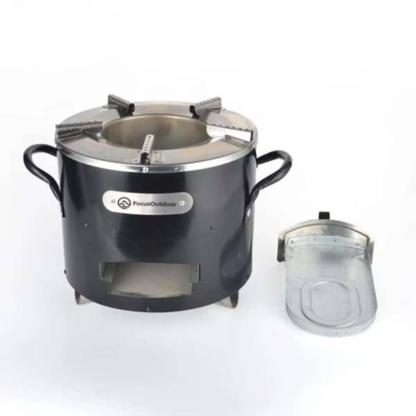 FocusOutdoor® Stainless Steel Portable African Firewood Stove - Image 4