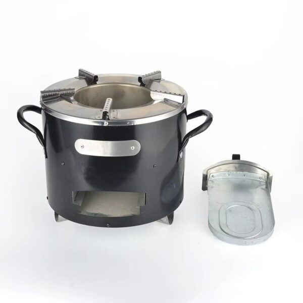 FocusOutdoor® Stainless Steel Portable African Firewood Stove - Image 9