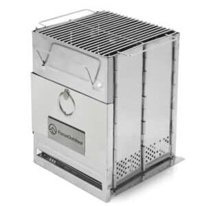 FocusOutdoor® Portable Stainless Steel Folding Camping Stove