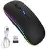 FocusFit® Dual-Mode Wireless LED Mouse – Slim & Rechargeable