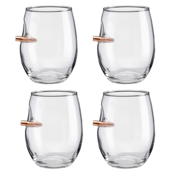 Myso® Handcrafted Glass with Bullet - Set of 4 - Image 5