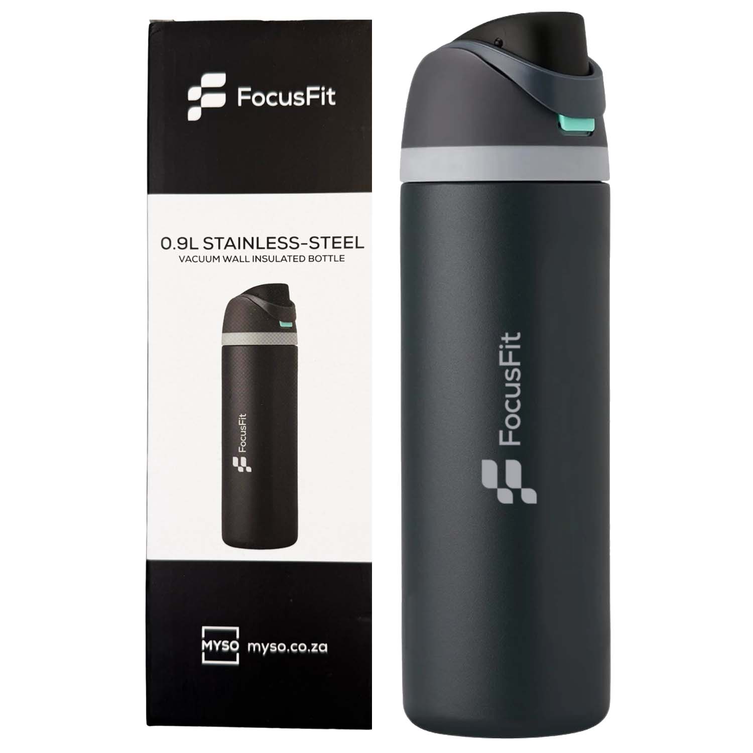 FocusFit® 900ml Triple Wall Stainless Steel Insulated Flip-Lid Water Bottle - Image 4