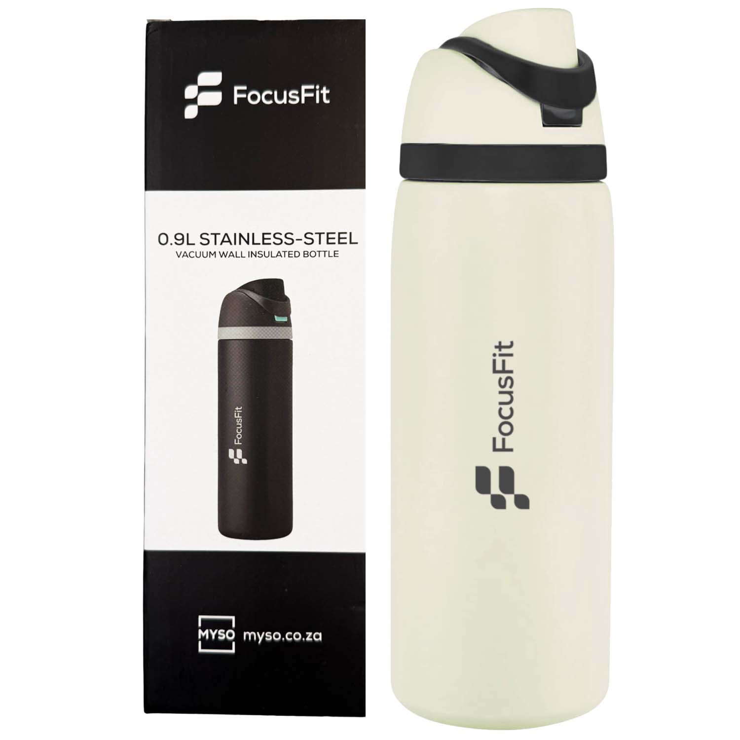 FocusFit® 900ml Triple Wall Stainless Steel Insulated Flip-Lid Water Bottle - Image 9