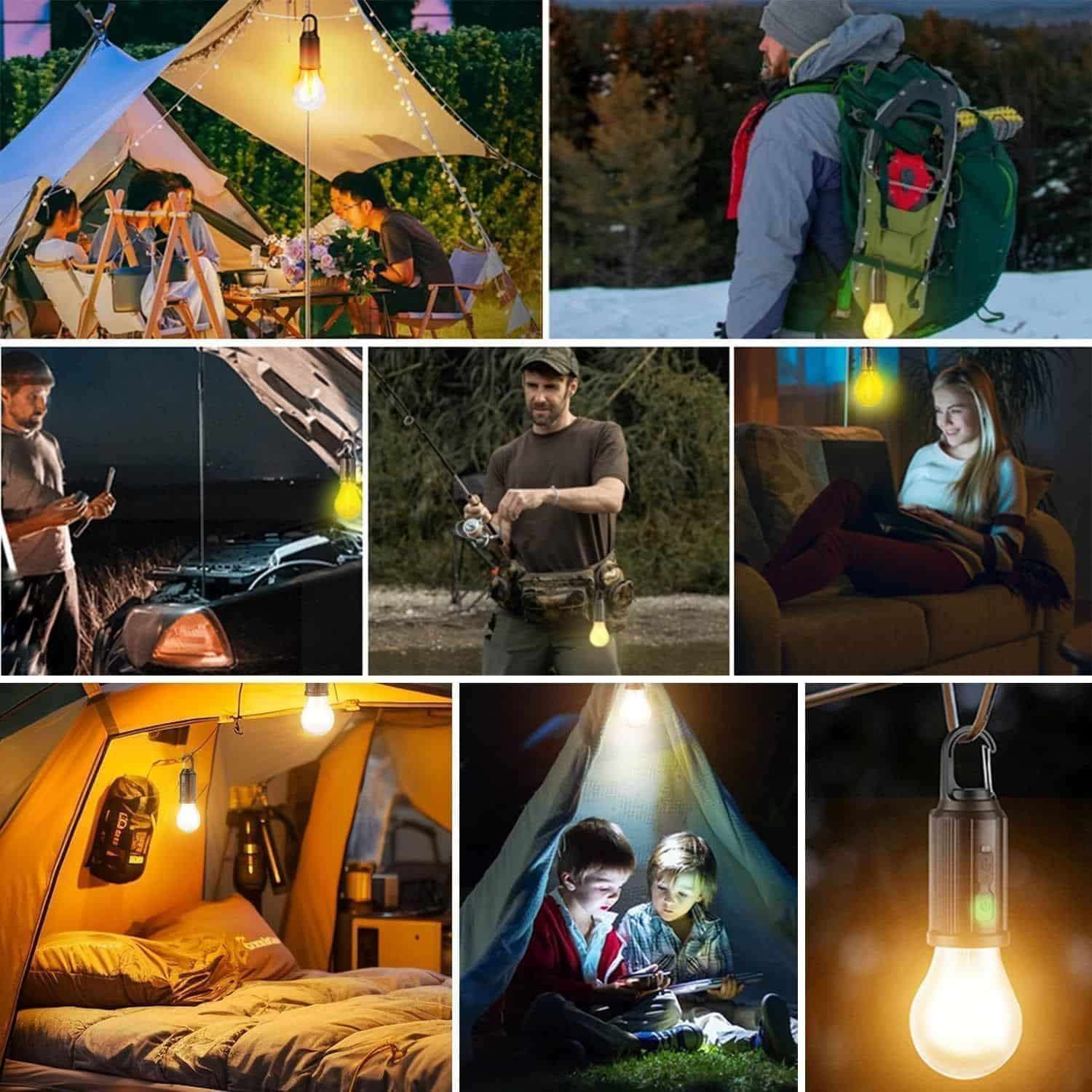 FocusOutdoor® Solar and USB Rechargeable LED Camping Lamp 18cm - Image 8