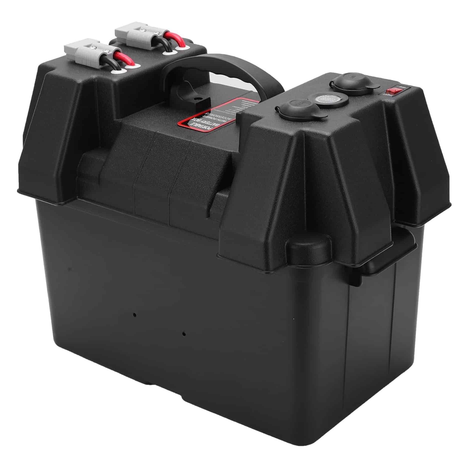 FocusOutdoor® Portable 12V Battery Box with Anderson Plugs, 12V Socket & USB - Image 6