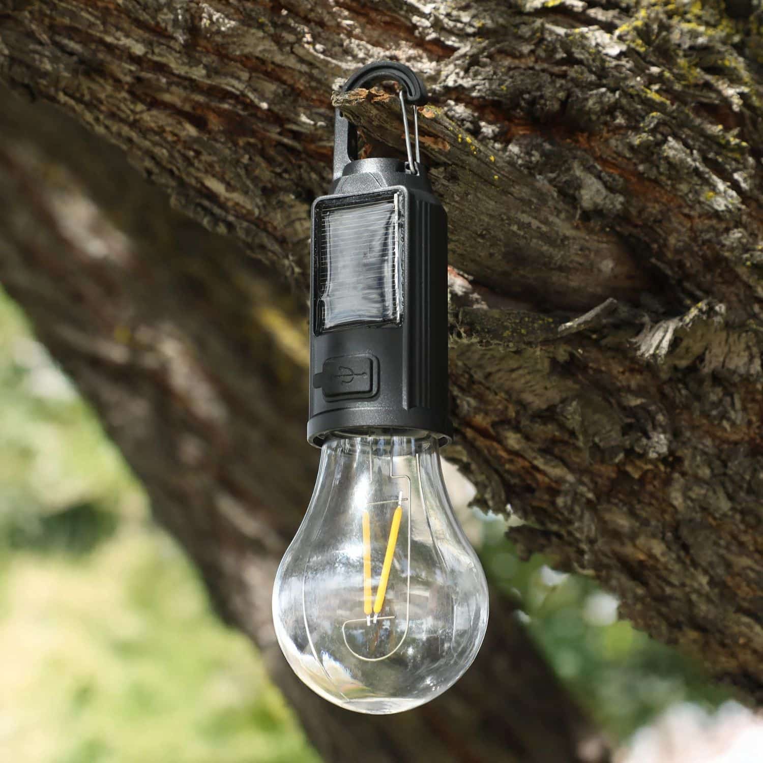 FocusOutdoor® Solar and USB Rechargeable LED Camping Lamp 18cm - Image 11