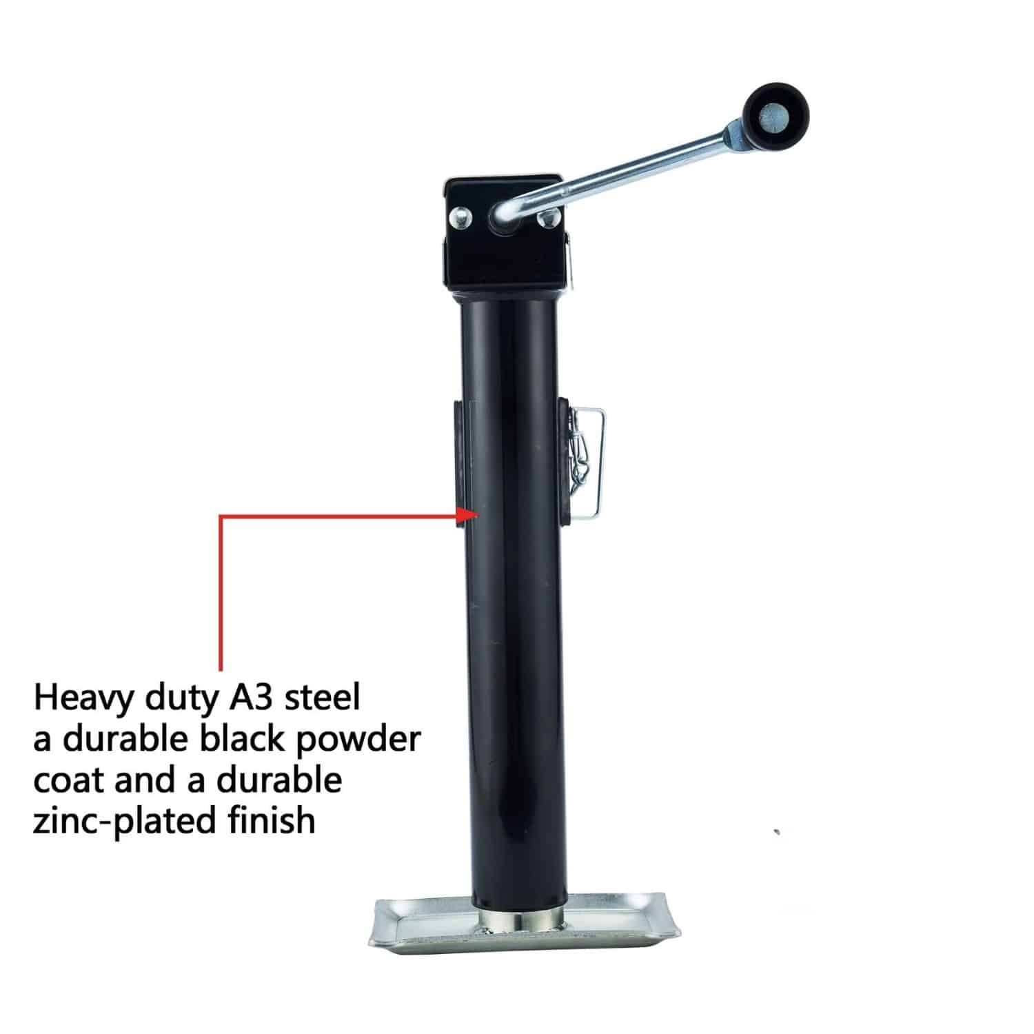 FocusOutdoor® 2.2 Ton 5000lbs Sidewind Trailer Jack Stand - Image 5