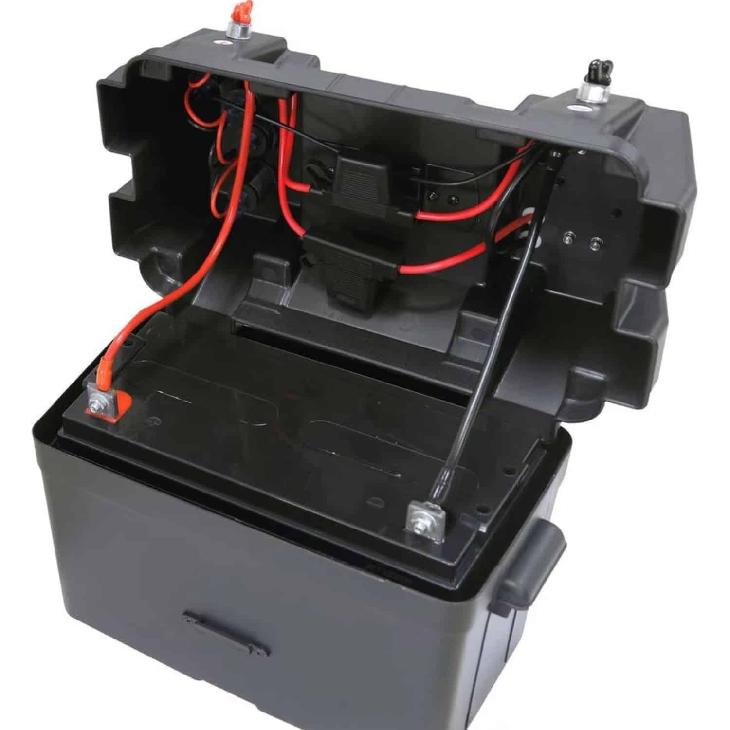 FocusOutdoor® Portable 12V Battery Box with Anderson Plugs, 12V Socket & USB - Image 5